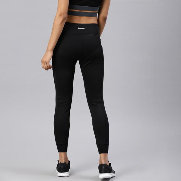 Black Ankle Length Track pants